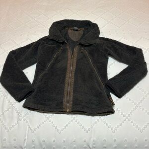 Kuhl Women's Flight Jacket Size S- Dark Green and Brown